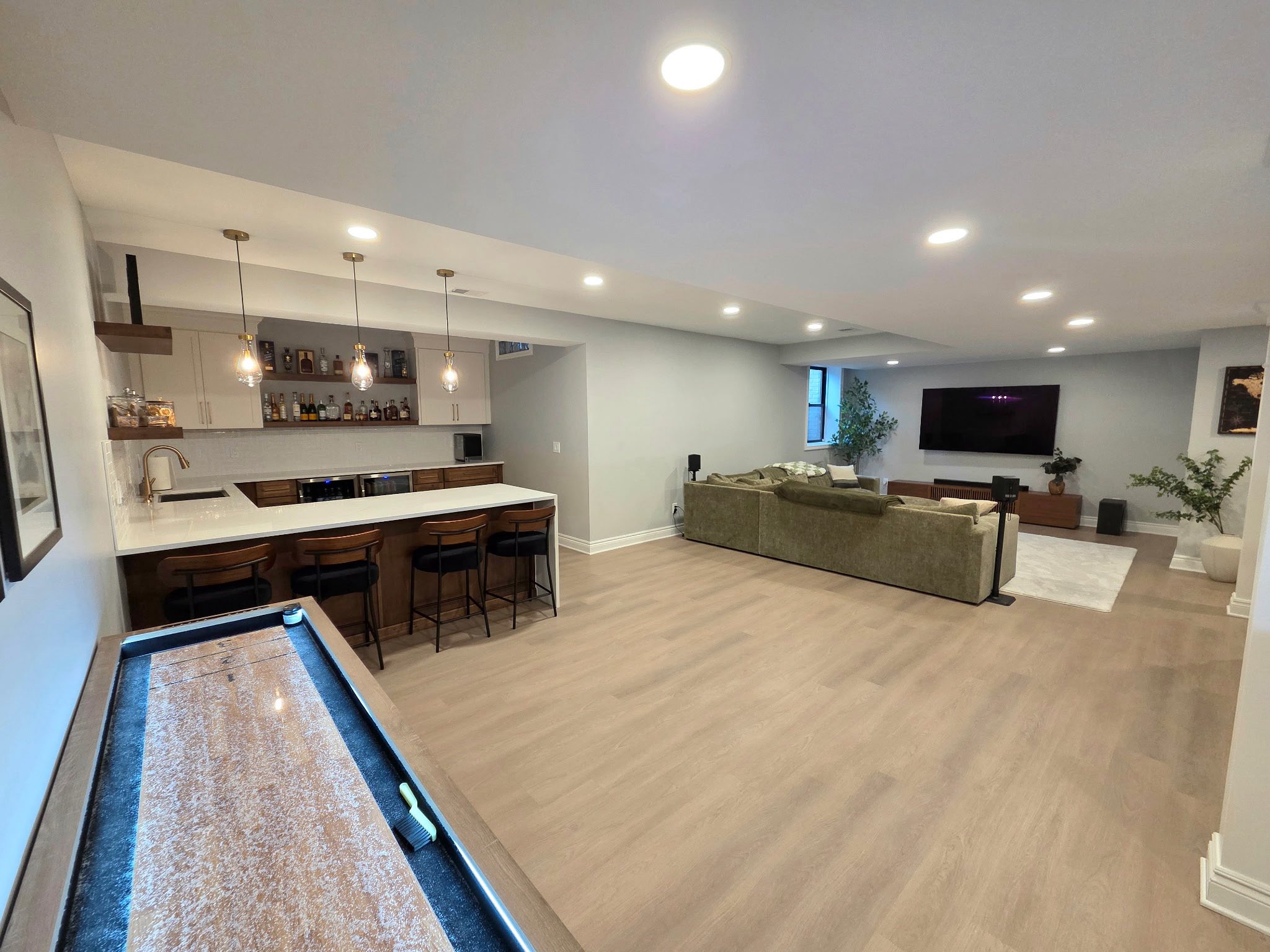 Impressive Troy Finished Basement
